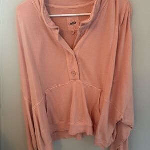 Aerie Blush Pink Hoodie Sweatshirt